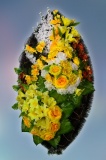 Венок из искусственных цветов "Элитный №1"