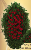 Венок из живых цветов 10 - купить в Москве недорого с доставкой