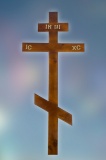 Крест на могилу из сосны
