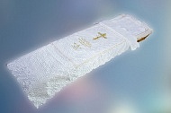 Покрывала атлас «стёжка» с православной символикой «Крест»